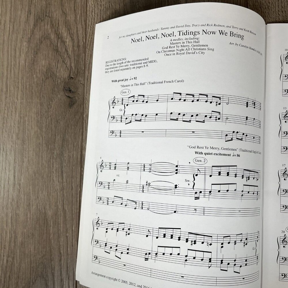 Joy to the World Christmas Carols for Organ Sheet Music Worship Hymns H Leonard - Picture 6 of 6